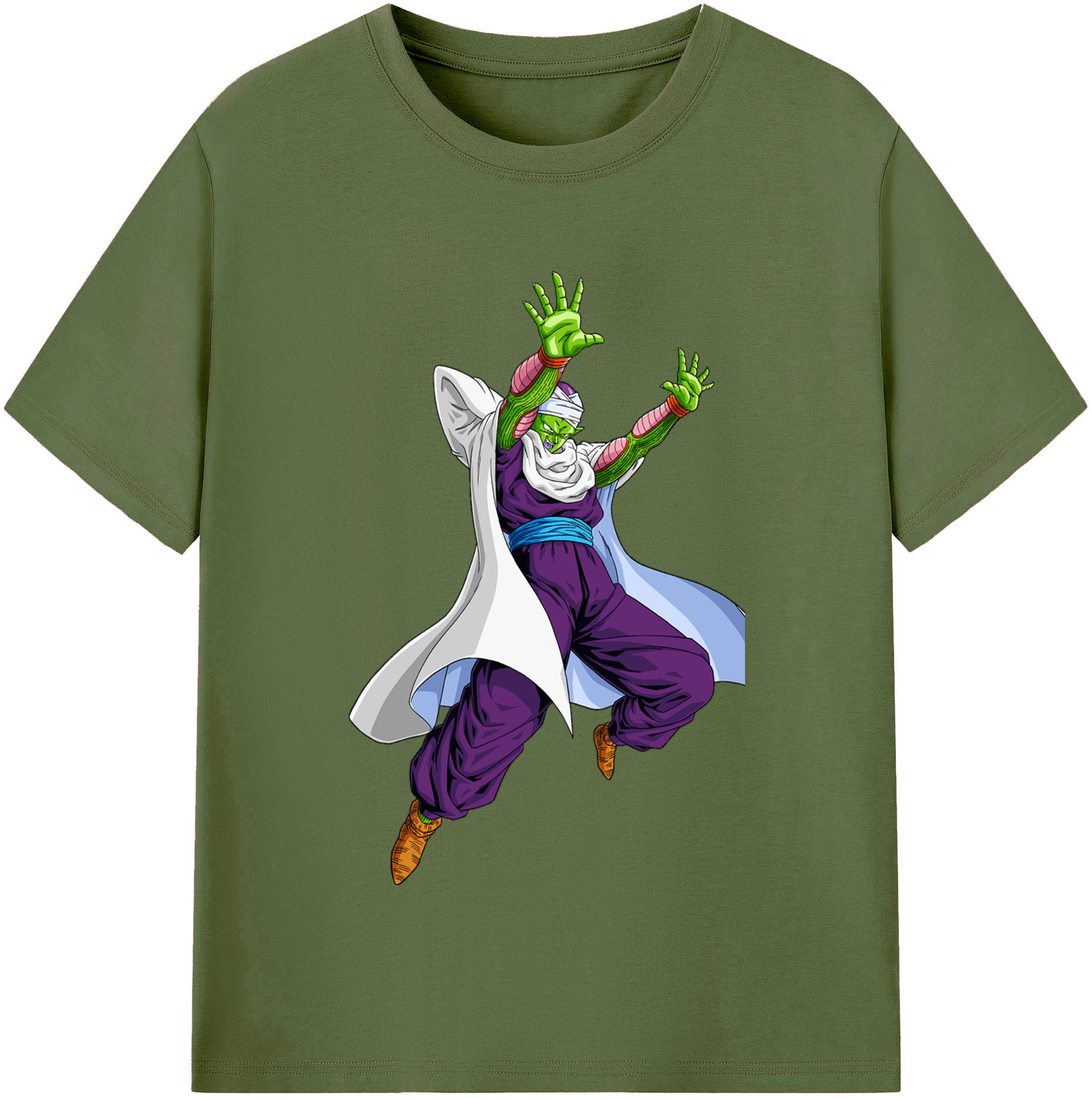（画像用） ドラゴンボール ピッコロ DRAGON BALL Piccolo 綿100％半袖Tシャツ（フロントプリント）